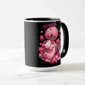 Strawberry Sweetheart: Dunkle Hautfembolie Tasse (VorderseiteRechts)