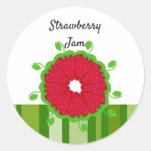 Strawberry Swirl Jam Stickers (Vorderseite)