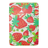Strawberry Swirl Muster Badematte (Vorderseite Vertikal)