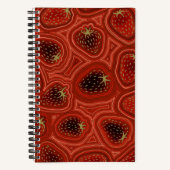 Strawberry swirl Spiral Notebook Notizblock (Vorderseite)