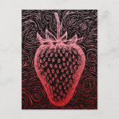 strawberry swirls feiertagspostkarte (Vorderseite)