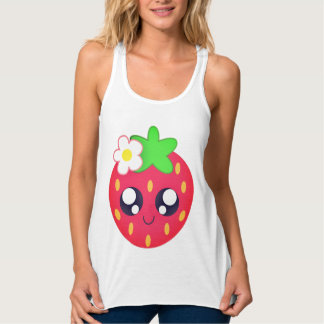 Strawberry T Shirt Sommer Lässiger schwarzer Stran