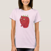 Strawberry Tabby Cat T-Shirt (Vorderseite)
