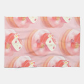 Strawberry Tart Illustration Geschirrtuch (Horizontal)
