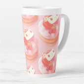 Strawberry Tart Illustration Milchtasse (Rechte Ecke)