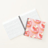 Strawberry Tart Illustration Notizblock (Innenseite)