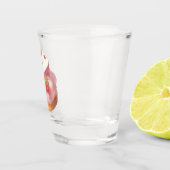 Strawberry Tart Illustration Schnapsglas (Rechts)