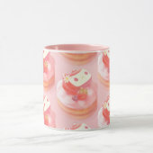 Strawberry Tart Illustration Tasse (Zentrum)