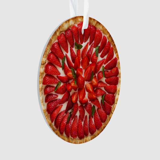 Strawberry Tart Ornament (Vorderseite)