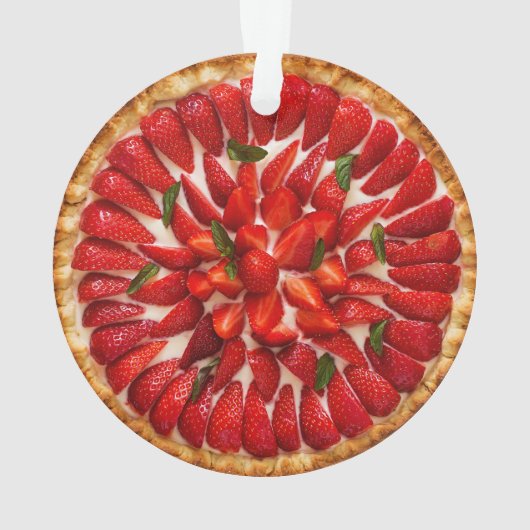 Strawberry Tart Ornament (Rückseite)