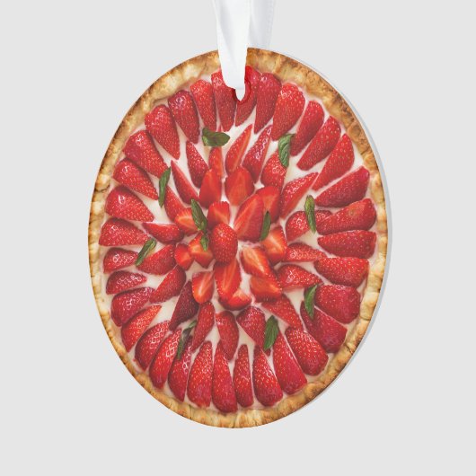 Strawberry Tart Ornament (Vorderseite)
