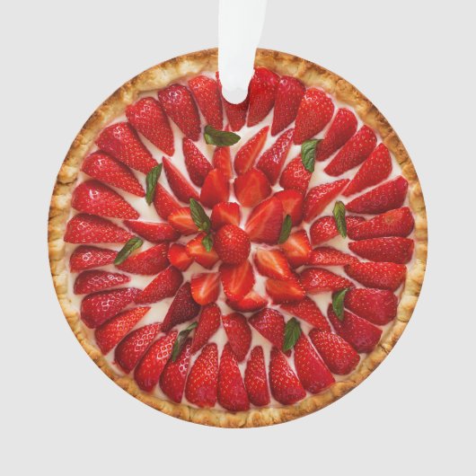 Strawberry Tart Ornament (Vorderseite)