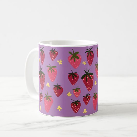 Strawberry-Tasse Kaffeetasse (Vorderseite Links)