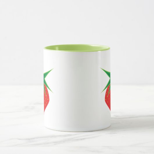 Strawberry Tasse Light Green (Zentrum)