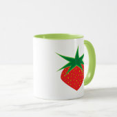 Strawberry Tasse Light Green (VorderseiteRechts)