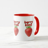 Strawberry-Tasse | Niedlicher positiver Tee-Cup-Ka Tasse (VorderseiteRechts)