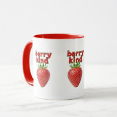 Strawberry-Tasse | Niedlicher positiver Tee-Cup-Ka Tasse (Vorderseite Links)