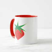 Strawberry Tasse Red (Vorderseite Links)