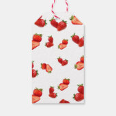 Strawberry Theme 1. Geburtstagsgeschenk-Tag Geschenkanhänger (Rückseite)