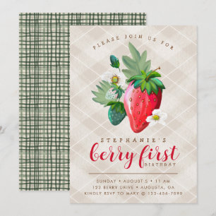 Strawberry Theme, erster Geburtstag, Kindergeburts