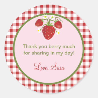 Strawberry Theme Fevor Sticker