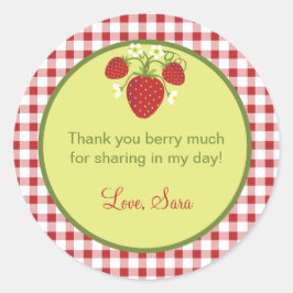 Strawberry Theme Fevor Sticker