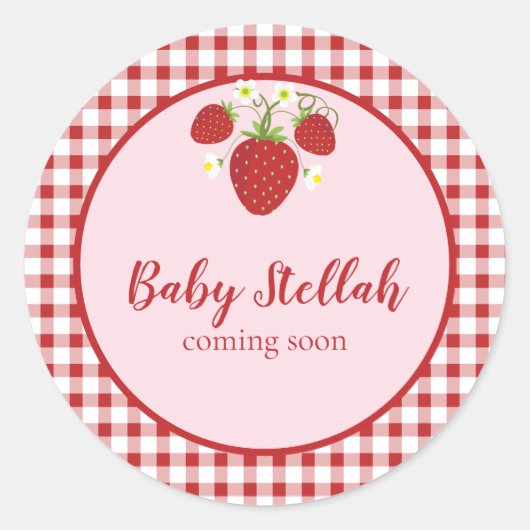 Strawberry Theme Fevor Sticker (Vorderseite)