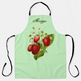 Strawberry Themed Personalisiert Kitchen Schürze