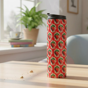 Strawberry Thermal Tumbler Thermosbecher