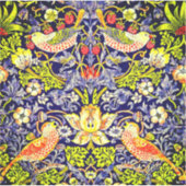 Strawberry Thief Birds William Morris Aufkleber (Vorderseite)