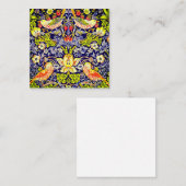 Strawberry Thief Birds William Morris Begleitkarte (Vorne/Hinten)