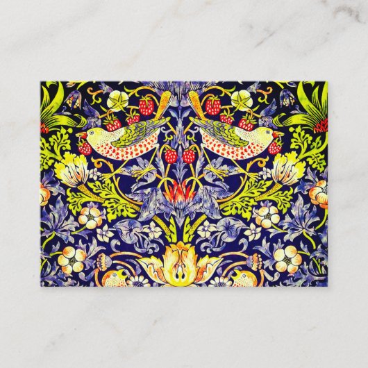 Strawberry Thief Birds William Morris Begleitkarte (Vorderseite)