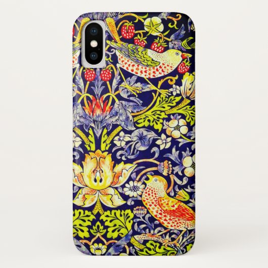 Strawberry Thief Birds William Morris Case-Mate iPhone Hülle (Rückseite)