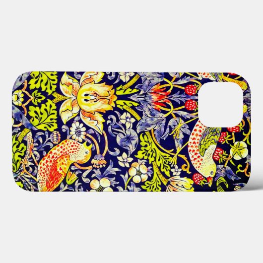 Strawberry Thief Birds William Morris Case-Mate iPhone Hülle (Rückseite (Horizontal))