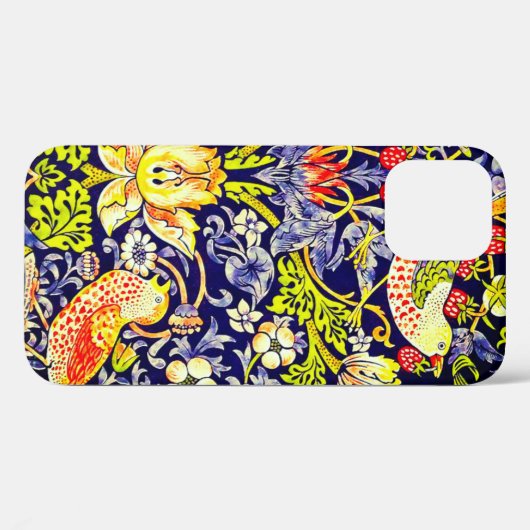 Strawberry Thief Birds William Morris Case-Mate iPhone Hülle (Rückseite (Horizontal))