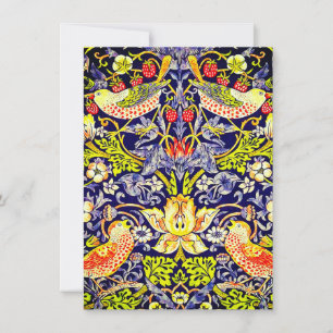 Strawberry Thief Birds William Morris Einladung