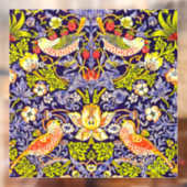 Strawberry Thief Birds William Morris Fensteraufkleber (Blatt 2)