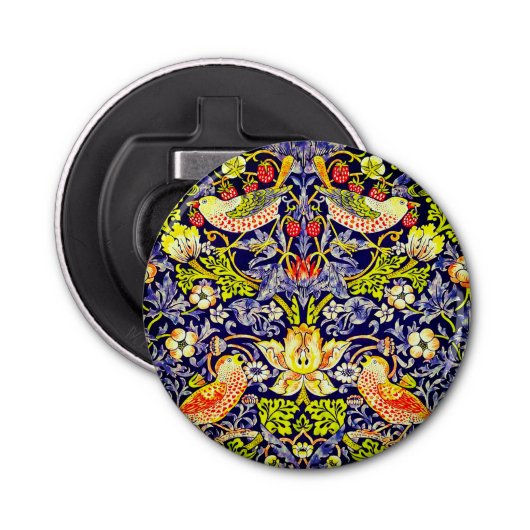 Strawberry Thief Birds William Morris Flaschenöffner (Vorderseite)