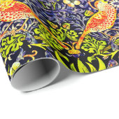 Strawberry Thief Birds William Morris Geschenkpapier (Rolleneckpunkt)
