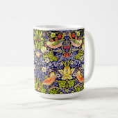 Strawberry Thief Birds William Morris Kaffeetasse (VorderseiteRechts)