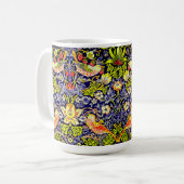 Strawberry Thief Birds William Morris Kaffeetasse (Vorderseite Links)
