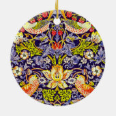 Strawberry Thief Birds William Morris Keramik Ornament (Hinten)