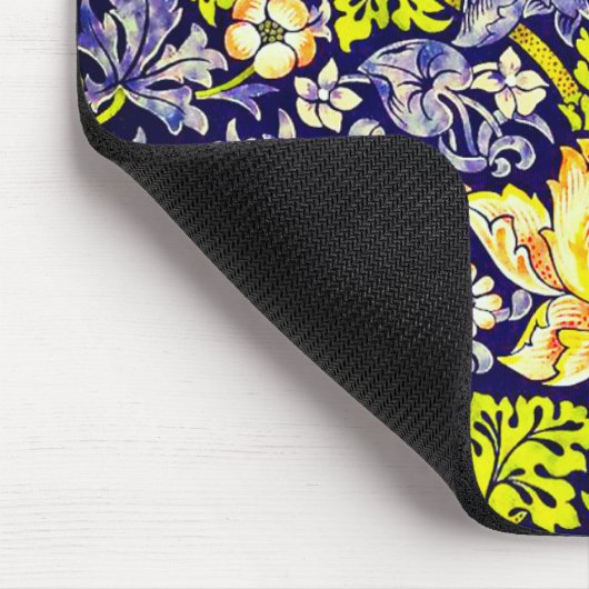 Strawberry Thief Birds William Morris Mousepad (Ecke)