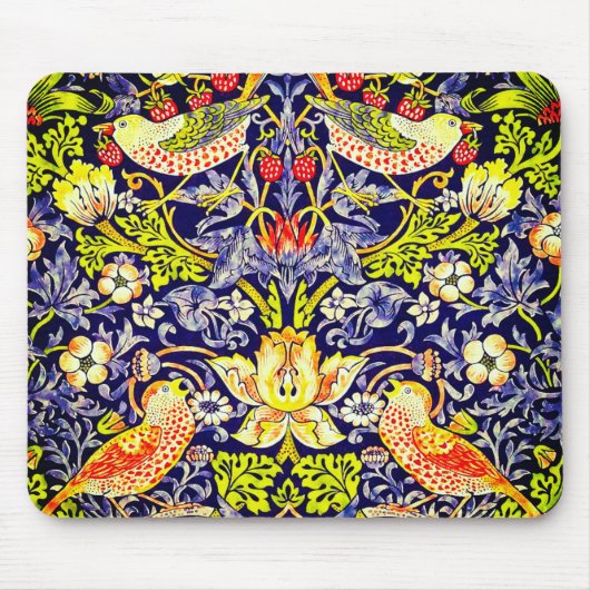 Strawberry Thief Birds William Morris Mousepad (Vorne)