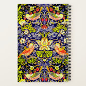 Strawberry Thief Birds William Morris Notizblock (Rückseite)