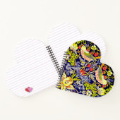 Strawberry Thief Birds William Morris Notizblock (Innenseite)