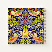 Strawberry Thief Birds William Morris Notizblock (Rückseite)