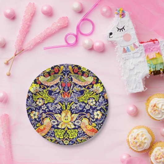 Strawberry Thief Birds William Morris Pappteller (Party)