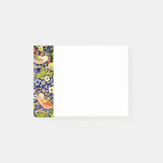 Strawberry Thief Birds William Morris Post-it Klebezettel (Vorderseite)