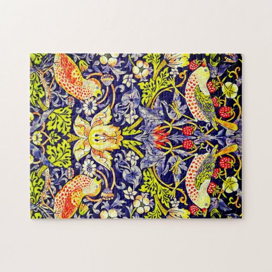Strawberry Thief Birds William Morris Puzzle (Horizontal)
